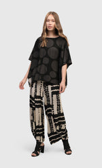 Load image into Gallery viewer, Front full body view of the alembika brown nomad oversized top
