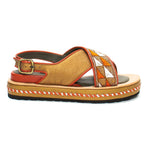 Load image into Gallery viewer, Queen Geo Bloc-Lovato Sandal
