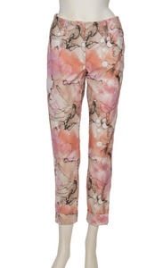front bottom half view of the beate heymann flamingo trousers.