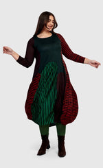 Load image into Gallery viewer, Front full body view of the alembika juno crew cocoon dress
