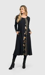 Load image into Gallery viewer, Front full body view of the alembika kathleen midi mix dress
