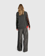 Load image into Gallery viewer, Alembika Carbon/Dots Maisie Curve Top
