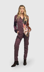 Load image into Gallery viewer, Front full body view of a woman wearing the alembika rodeo top
