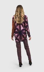 Load image into Gallery viewer, Back full body view of a woman wearing the alembika rodeo top
