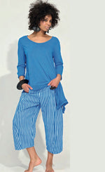Load image into Gallery viewer, Banana Blue Blue Striped Pants
