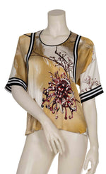 Load image into Gallery viewer, Beate Heymann Gold Roots Top
