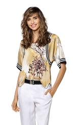 Load image into Gallery viewer, Beate Heymann Gold Roots Top

