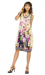 Load image into Gallery viewer, Beate Heymann Purple Flower Tank Dress
