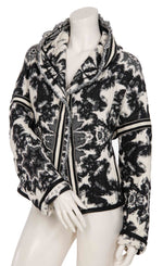 Load image into Gallery viewer, Front view of the Beate Heymann Reversible Black &amp; White Jacket
