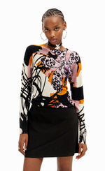 Load image into Gallery viewer, Desigual M. Christian Lacroix Orchid Pullover
