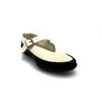 Load image into Gallery viewer, outer front side view of the trippen surface flat in white.
