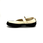 Load image into Gallery viewer, inner side view of the trippen surface flat in white.
