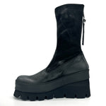 Load image into Gallery viewer, Inner side view of the Lofina 4561 Black Boot.
