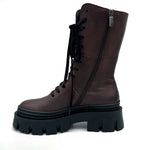 Load image into Gallery viewer, Inner side view of the Lofina 4344 Bordeaux/Brown Boot.

