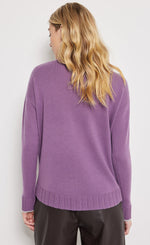 Load image into Gallery viewer, Back top half view of a woman wearing the lisa todd found love pullover
