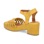 Load image into Gallery viewer, Inner back side view of the miz mooz graciela in the color ochre
