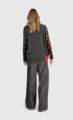 Load image into Gallery viewer, Alembika Carbon/Dots Maisie Curve Top
