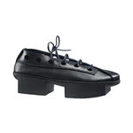 Load image into Gallery viewer, outer side view of the trippen spores shoe in black.
