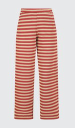 Load image into Gallery viewer, Front view of the Alembika Urban Red Striped Pant

