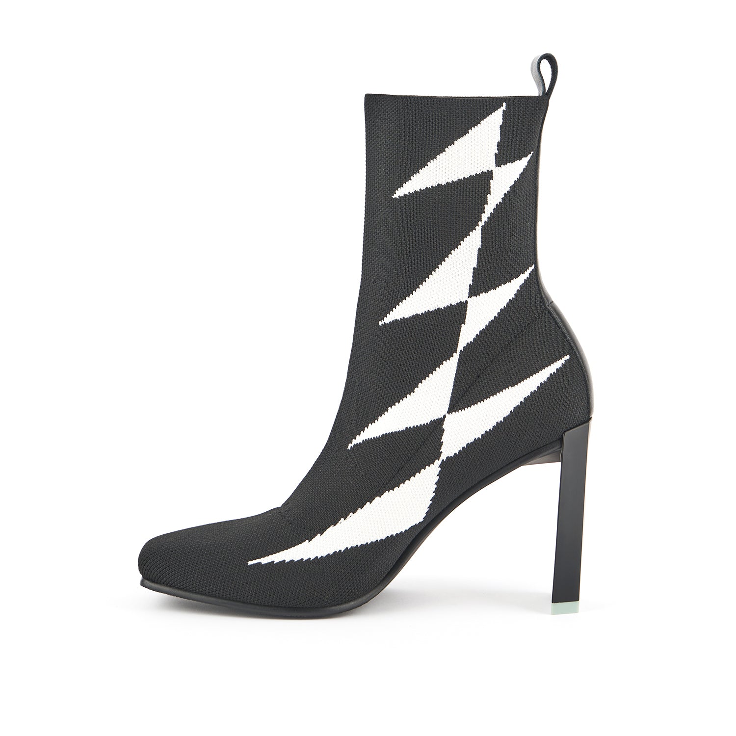 Inner side view of the united nude tara boot hi in mono
