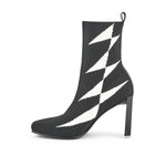 Load image into Gallery viewer, Inner side view of the united nude tara boot hi in mono
