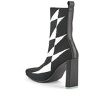 Load image into Gallery viewer, Inner back side view of the united nude tara boot hi in mono
