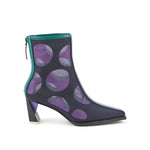 Load image into Gallery viewer, Outer side view of the united nude zink mesh boot mid in midnight

