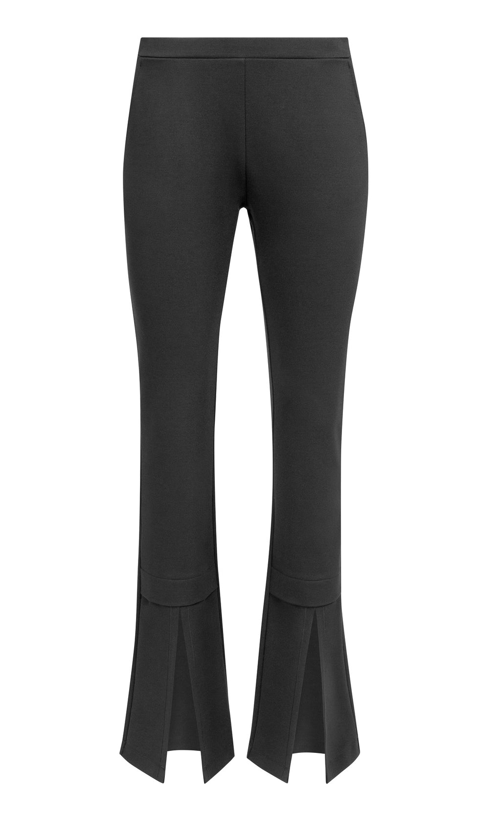 Front view of the Xenia Design Tile Pant in black.