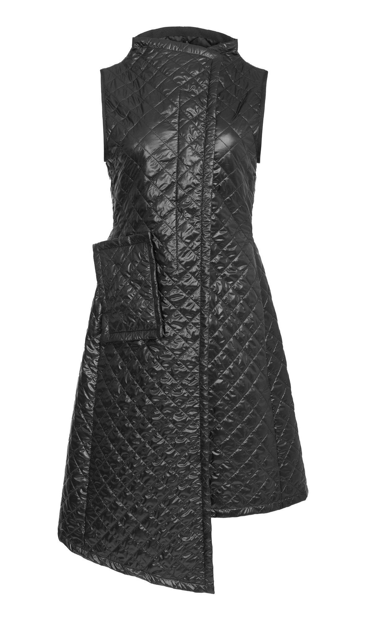 Front view of the xenia design zato vest in black.