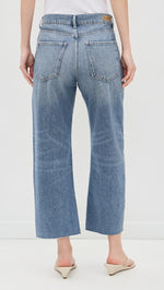 Load image into Gallery viewer, Le Jean Flower Nomad Ankle Mid Rise

