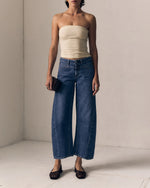 Load image into Gallery viewer, Le Jean Selena Crop - Indigo Bloom

