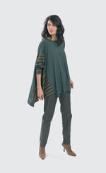 Load image into Gallery viewer, Alembika Spruce Stripe Trapeze Top
