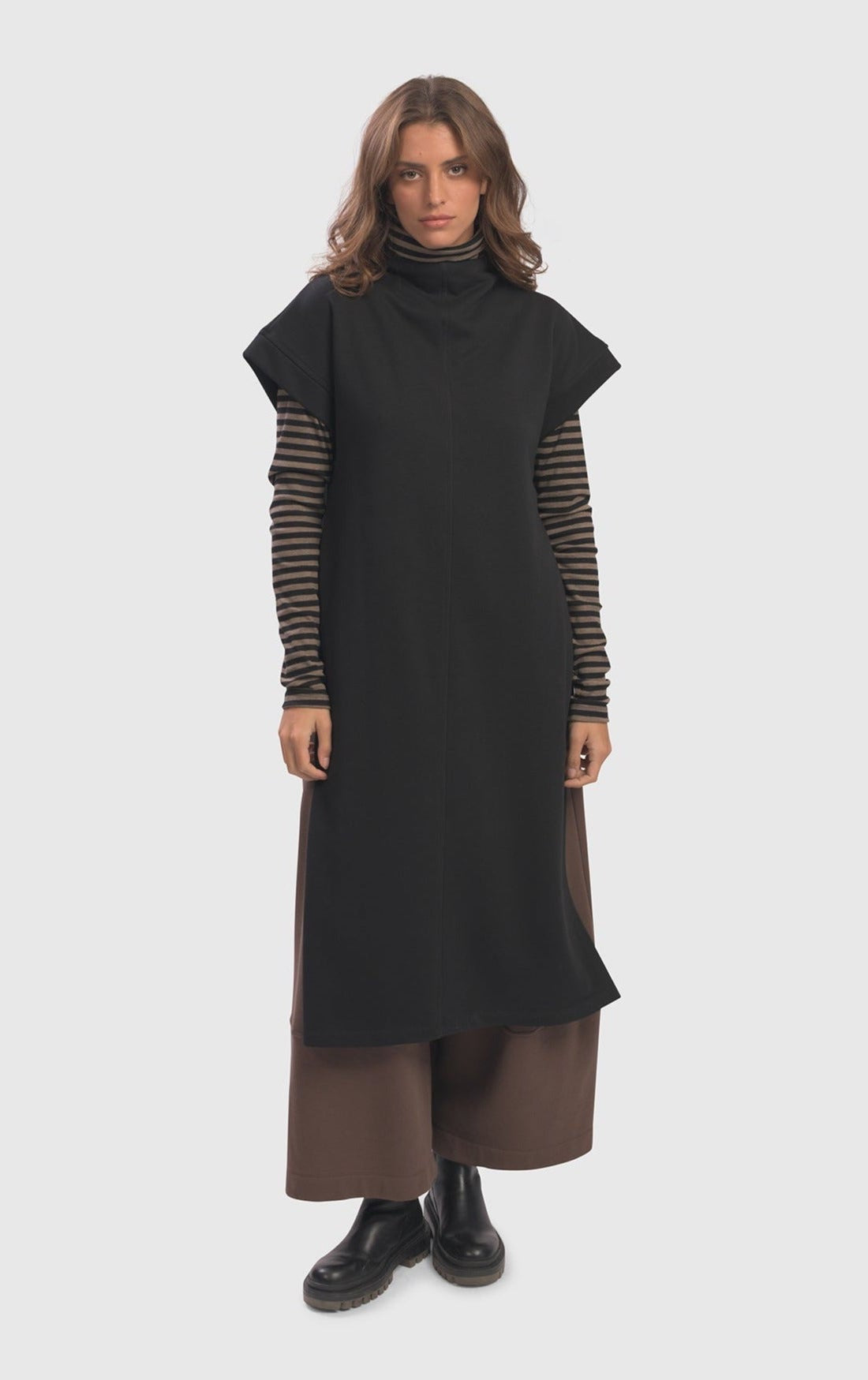 Alembika Black Urban Lava Tunic Dress