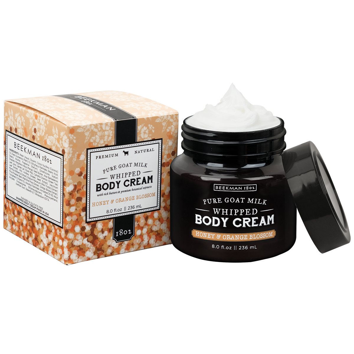 Beekman Honey & Orange Blossom Soap & Whipped Body Cream Trio