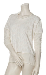 Load image into Gallery viewer, front top half view of the beate heymann off-white rhombe top
