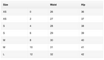 Load image into Gallery viewer, lola &amp; sophie pant size chart
