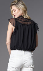 Load image into Gallery viewer, Lola &amp; Sophie Smocked Chiffon Top
