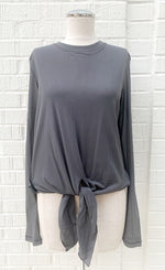 Load image into Gallery viewer, Petit Pois Front Tie Boxy Tee
