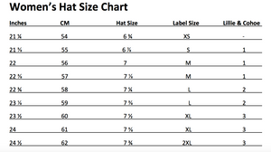 lillie & cohoe size chart