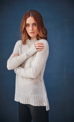 Load image into Gallery viewer, Henry Christ Blue Wool/Cashmere Sweater
