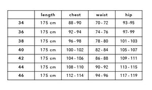 Summum size chart