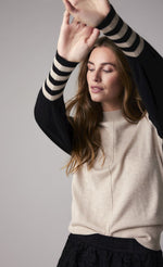 Load image into Gallery viewer, Summum Colorblock Wool Blend Sweater

