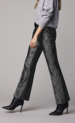 Load image into Gallery viewer, Summum Jacquard Bootcut Trouser
