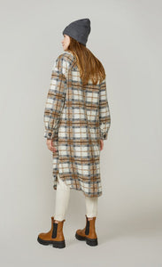 Summum Long Checked Jacket